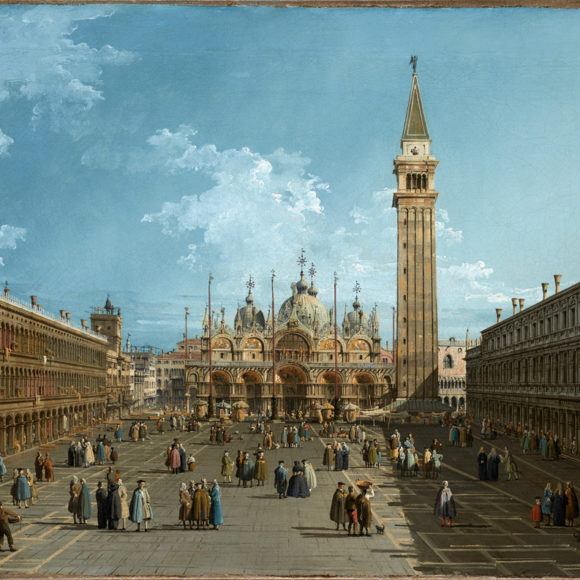 Venecia, Plaza de San Marcos mirando al Este hacia la Basílica, ca. 1737