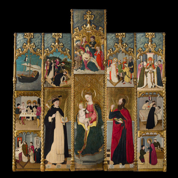Retablo de la Virgen, San Pedro y San Marcos