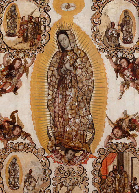 Enconchado de la Virgen de Guadalupe