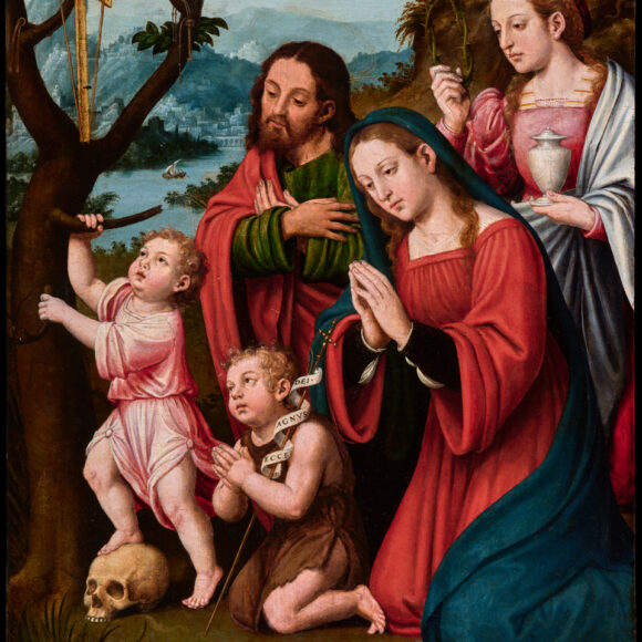 Sagrada Familia con San Juanito y Santa Mª Magdalena